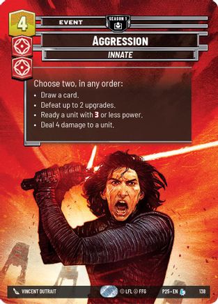 Aggression (138) (138) - Sector and Regional Promos Season 1 Foil