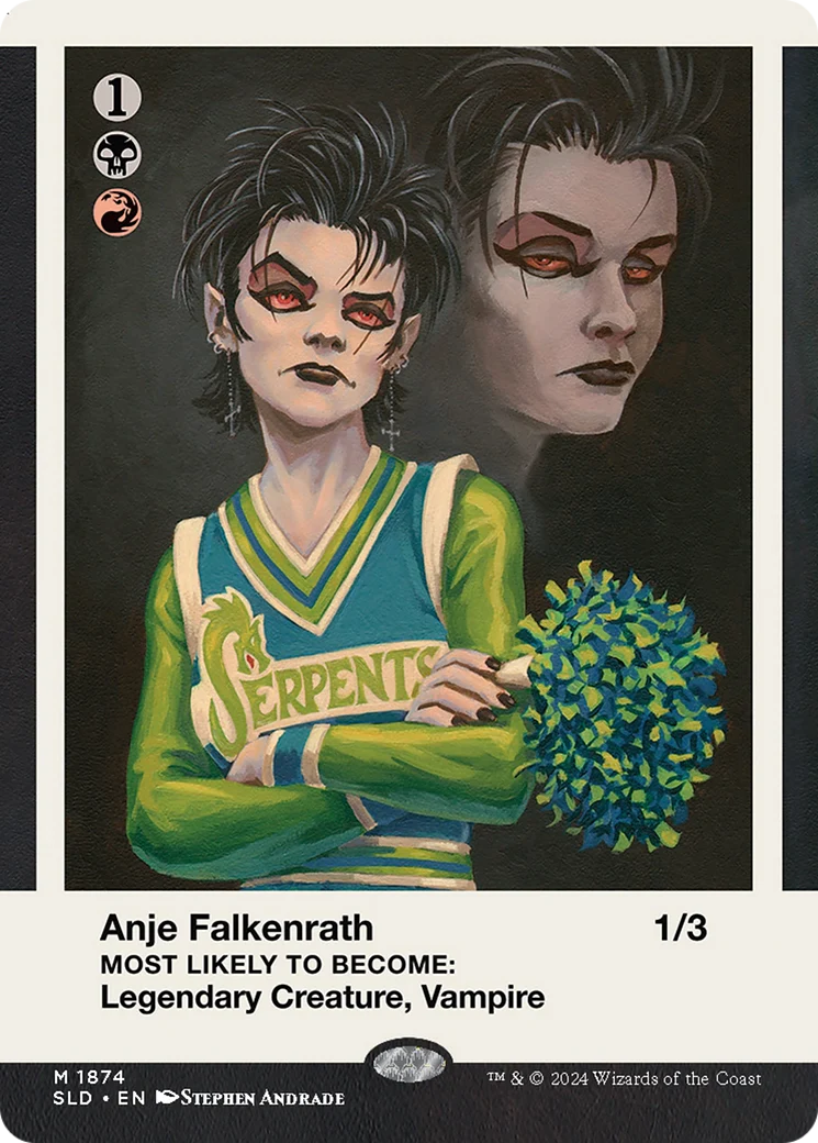 Anje Falkenrath // Anje Falkenrath (SLD-1874) - Secret Lair Drop (Borderless) Foil - Image 4