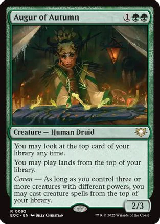 Augur of Autumn [Edge of Eternities Commander]