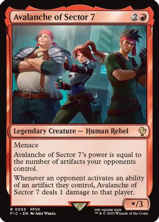 Avalanche of Sector 7 [FINAL FANTASY Commander]
