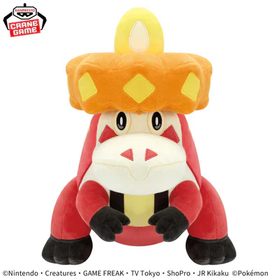 Banpresto Pokemon Mega Mofugutto Plush Crocalor 15"