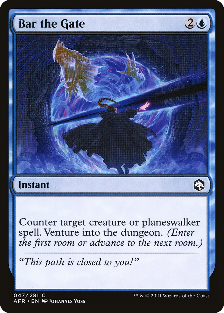 Bar the Gate (AFR-047) - Adventures in the Forgotten Realms Foil