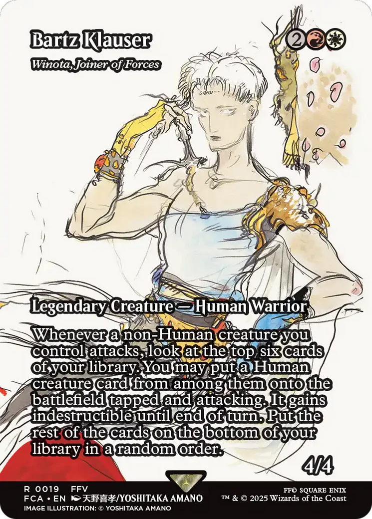 Bartz Klauser - Winota, Joiner of Forces (Showcase) [FINAL FANTASY : Through the Ages]