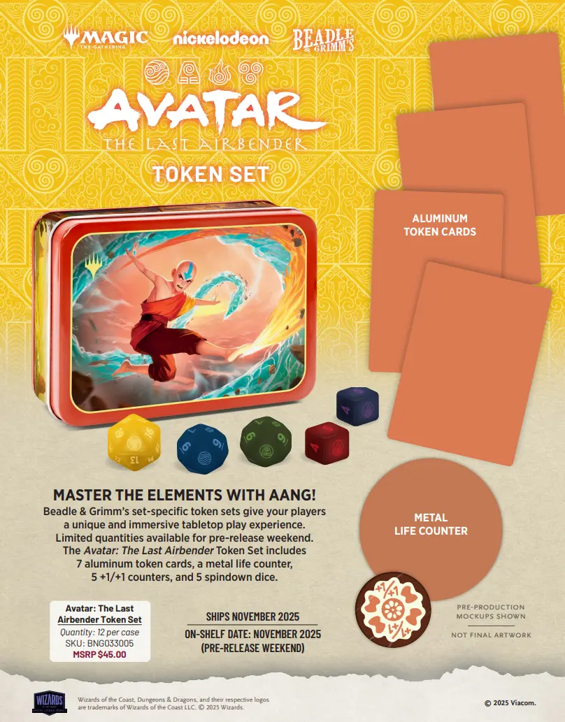 Beadle & Grimm's MTG Token Sets - Avatar: The Last Airbender