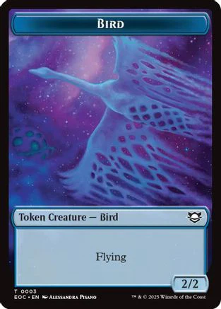 Bird // Pest Double-Sided Token [Edge of Eternities Commander Tokens] - Image 3