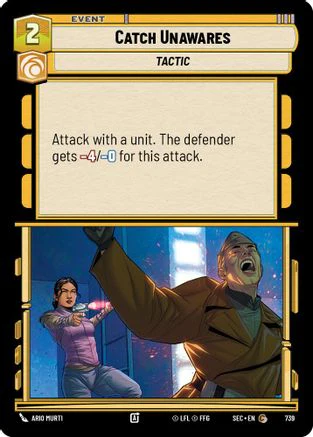 Catch Unawares (Foil) (739) - Secrets of Power Foil