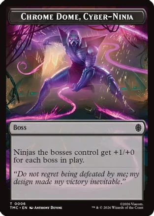 Chrome Dome, Cyber-Ninja (TMC-006) - Commander: Teenage Mutant Ninja Turtles