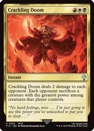 Crackling Doom (Surge Foil) [FINAL FANTASY Commander] - Image 3