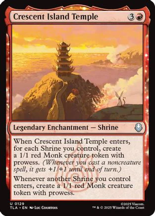 Crescent Island Temple (TLA-129) - Avatar: The Last Airbender Foil