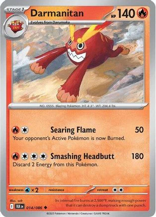 Darmanitan (014/086) [Scarlet & Violet: Black Bolt]