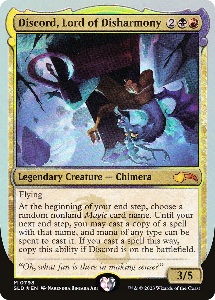 Discord, Lord of Disharmony (SLD-798) - Secret Lair Drop