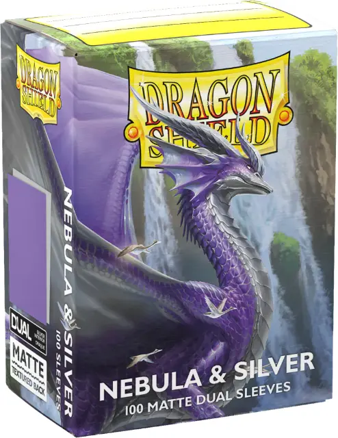 Dragon Shield: Standard 100ct Sleeves - Nebula & Silver (Dual Matte)