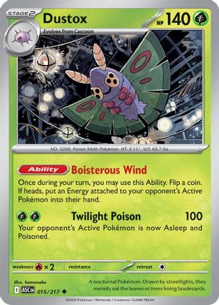 Dustox (015/217) ME Ascended Heroes - Uncommon