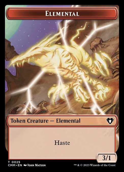 Eldrazi Scion // Elemental (0025) Double-Sided Token [Commander Masters Tokens] - Image 2