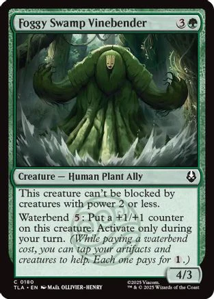 Foggy Swamp Vinebender (TLA-180) - Avatar: The Last Airbender Foil