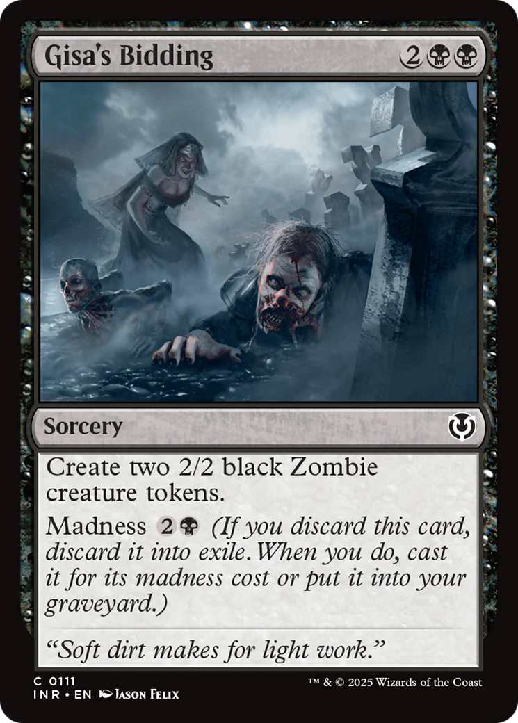 Gisa's Bidding (INR-111) - Innistrad Remastered Foil