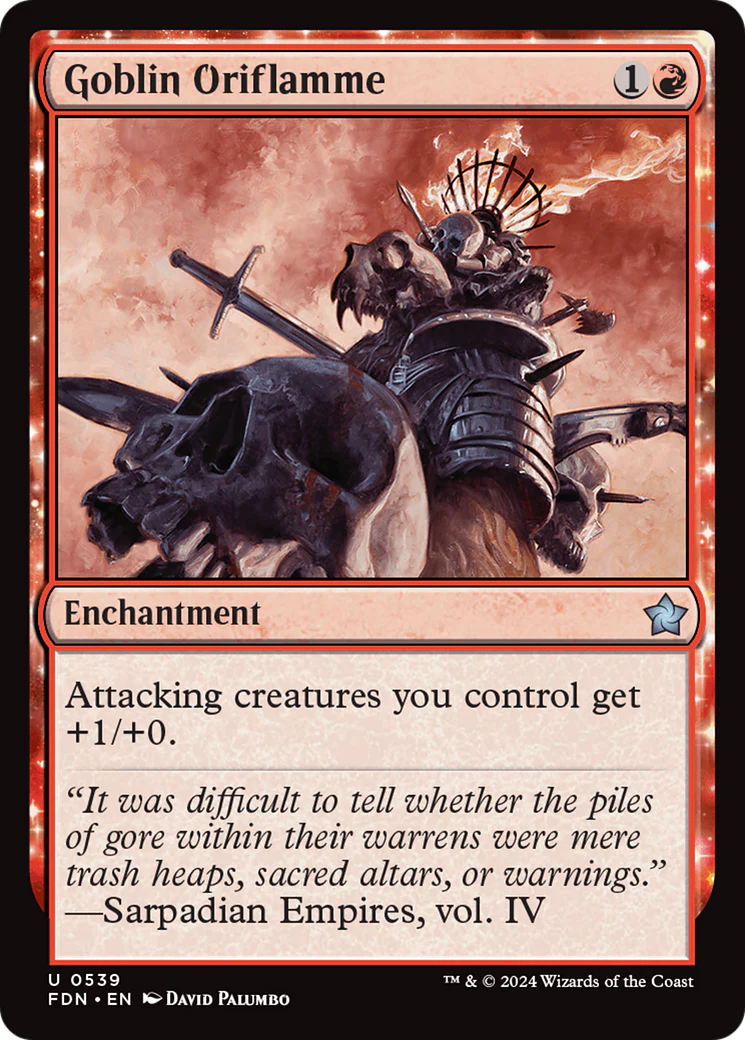 Goblin Oriflamme (FDN-539) - Foundations: (enchantment)