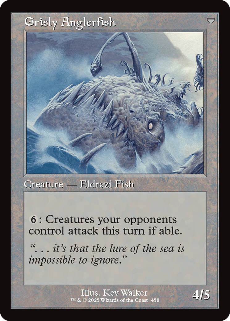 Grizzled Angler // Grisly Anglerfish (INR-458) - Innistrad Remastered Foil - Image 2