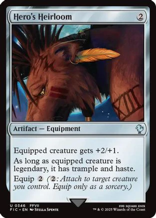 Hero's Heirloom (Surge Foil) [FINAL FANTASY Commander]