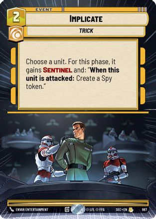 Implicate (Hyperspace Foil) (987) - Secrets of Power Foil