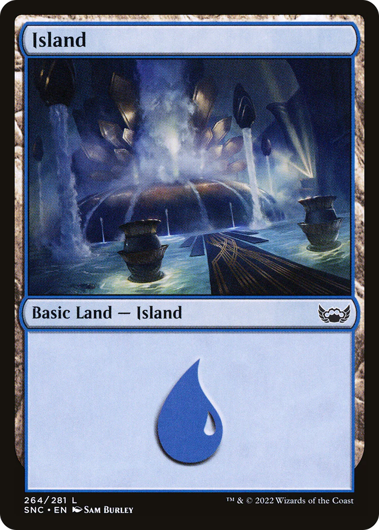Island (264) (SNC-264) - Streets of New Capenna Foil
