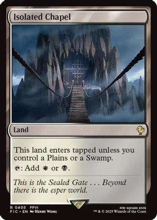 Isolated Chapel (Surge Foil) [FINAL FANTASY Commander]