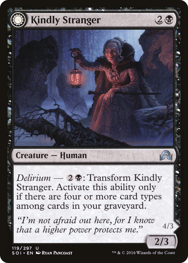 Kindly Stranger (SOI-119) - Shadows over Innistrad: (Double Faced Transform)