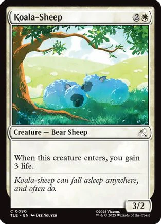 Koala-Sheep (TLE-080) - Avatar: The Last Airbender: Eternal-Legal Foil