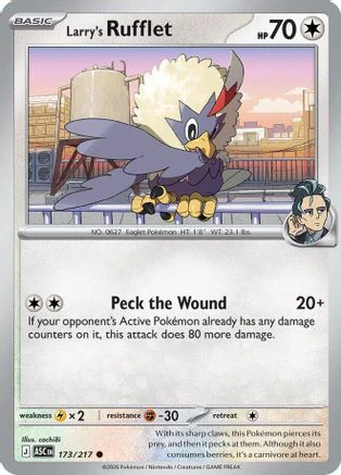 Larry's Rufflet (173) - Reverse Holofoil ME Ascended Heroes - Common