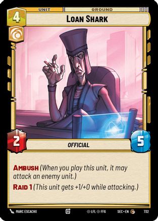 Loan Shark (Foil) (732) - Secrets of Power Foil