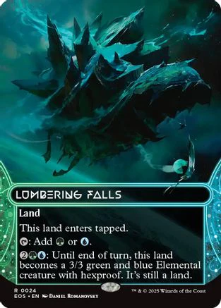 Lumbering Falls (0024) (Borderless) [Edge of Eternities: Stellar Sights]