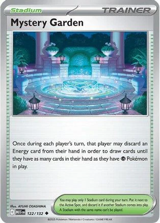 Mystery Garden (122/132) [Mega Evolutions: Base Set]