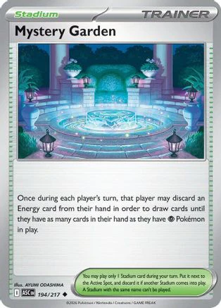 Mystery Garden (194) - Reverse Holofoil ME Ascended Heroes - Uncommon