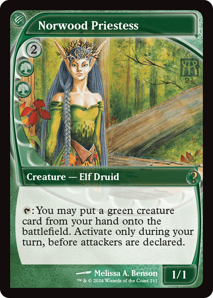 Norwood Priestess (MB2-211) - Mystery Booster 2 Foil
