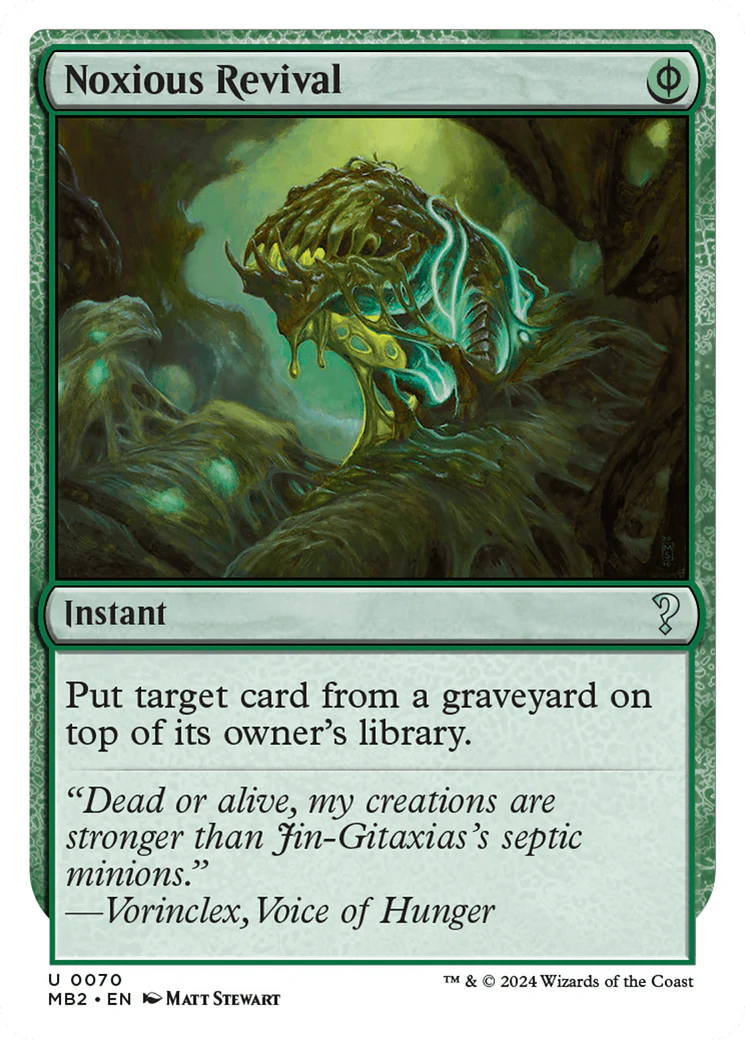 Noxious Revival (MB2-070) - Mystery Booster 2