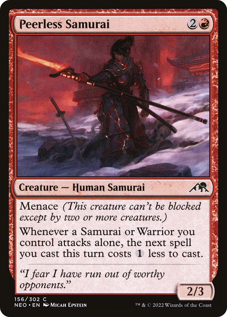 Peerless Samurai [Kamigawa: Neon Dynasty]