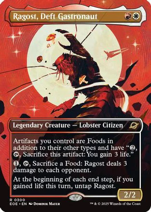 Ragost, Deft Gastronaut (Borderless) (EOE-300) - Edge of Eternities Foil