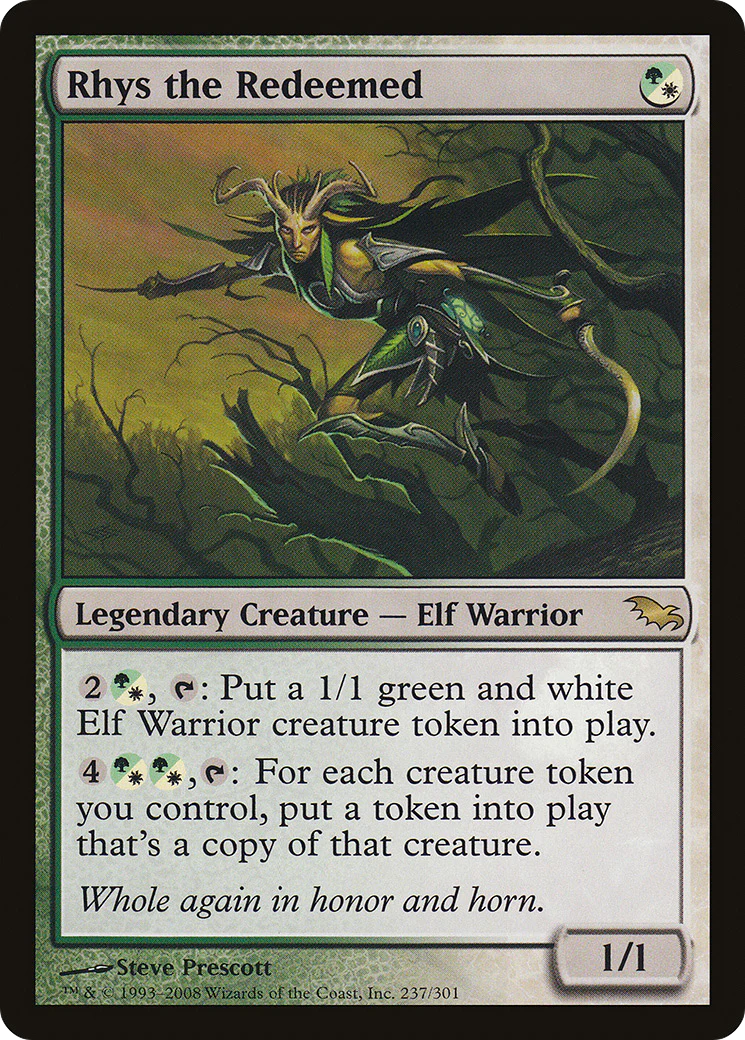 Rhys the Redeemed (SHM-237) - Shadowmoor Foil