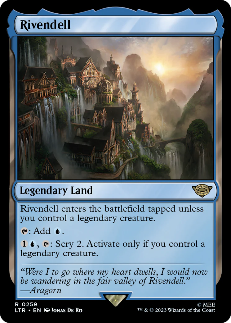 Rivendell (LTR-259) - The Lord of the Rings: Tales of Middle-earth Foil