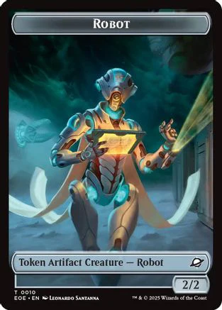Robot // Lander (0005) Double-Sided Token [Edge of Eternities Tokens] - Image 4