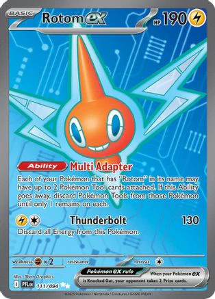 Rotom ex (111/094) - Holofoil ME02 Phantasmal Flames - Ultra Rare