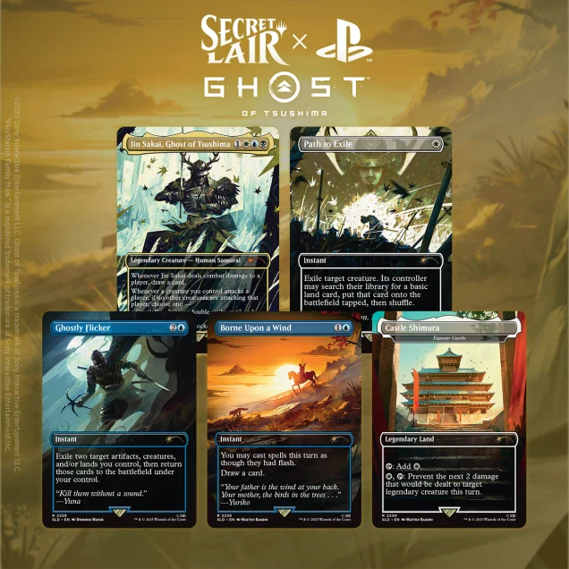 Secret Lair x Playstation: Ghosts of Tsushima - Shadow Samurai (Non-foil)