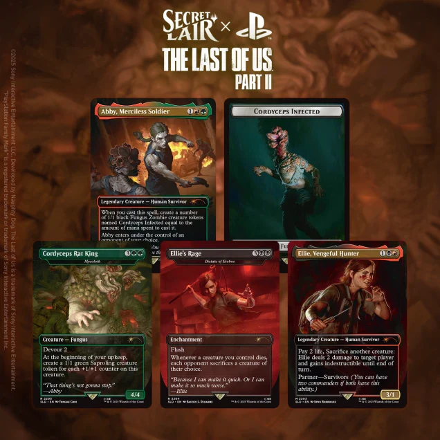 Secret Lair x Playstation: The Last of us - Part II (Non-foil)