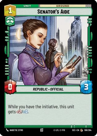 Senator's Aide (108/264) - Secrets of Power