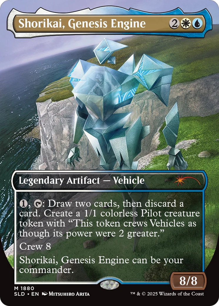 Shorikai, Genesis Engine (SLD-1880) - Secret Lair Drop (Borderless) Foil