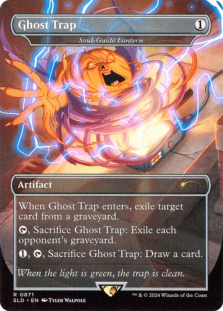 Soul-Guide Lantern (SLD-871) - Secret Lair Drop / Ghost Trap (Borderless)