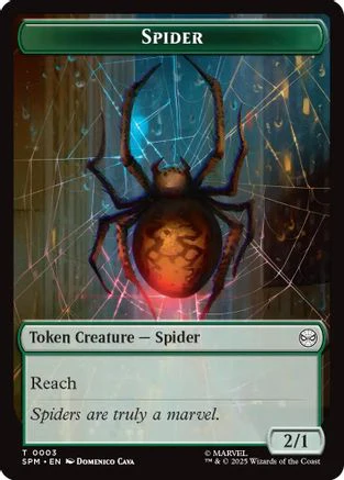 Spider // Treasure Double-Sided Token [Marvel's Spider-Man Tokens] - Image 4