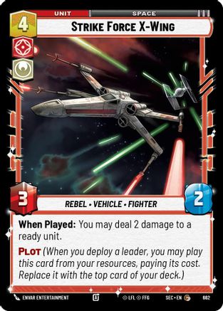 Strike Force X-Wing (Foil) (662) - Secrets of Power Foil