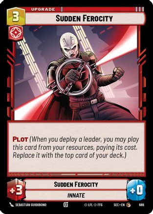 Sudden Ferocity (Foil) (686) - Secrets of Power Foil