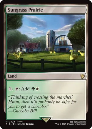 Sungrass Prairie (Surge Foil) [FINAL FANTASY Commander]